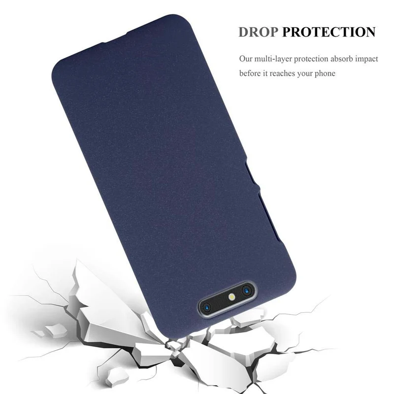 Cadorabo Hülle kompatibel mit ZTE Blade V8 Hard Case Schutzhülle in Frosted Optik gegen Kratzer und Stöße