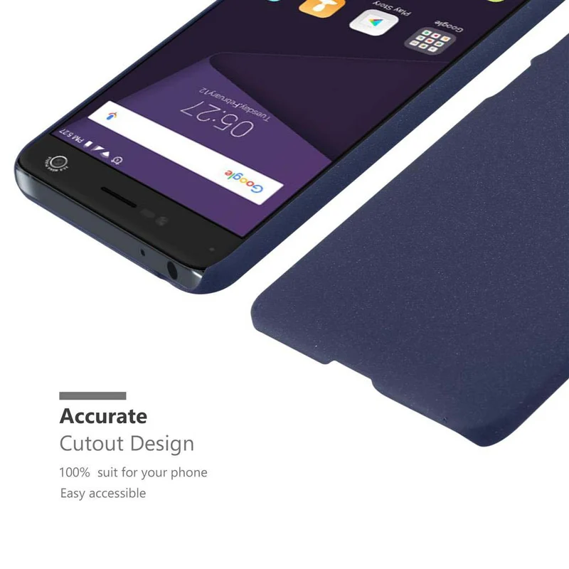 Cadorabo Hülle kompatibel mit ZTE Blade V8 Hard Case Schutzhülle in Frosted Optik gegen Kratzer und Stöße