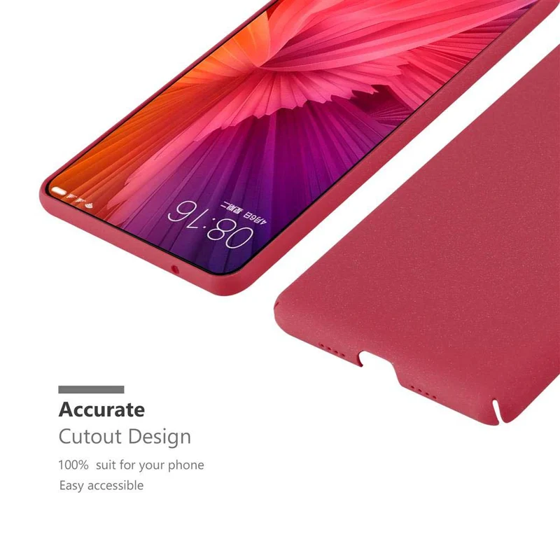 Cadorabo Hülle kompatibel mit Xiaomi Mi MIX 2 Hard Case Schutzhülle in Frosted Optik gegen Kratzer und Stöße