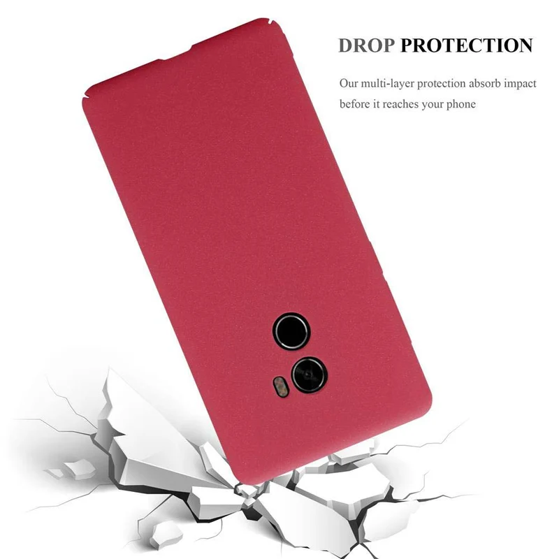 Cadorabo Hülle kompatibel mit Xiaomi Mi MIX 2 Hard Case Schutzhülle in Frosted Optik gegen Kratzer und Stöße