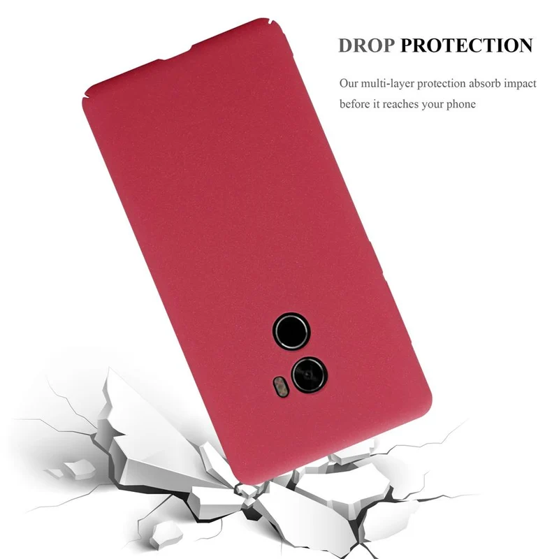 Cadorabo Hülle kompatibel mit Xiaomi Mi MIX 2 Hard Case Schutzhülle in Frosted Optik gegen Kratzer und Stöße