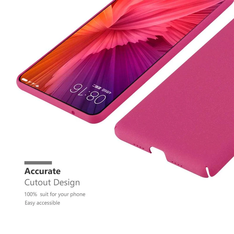 Cadorabo Hülle kompatibel mit Xiaomi Mi MIX 2 Hard Case Schutzhülle in Frosted Optik gegen Kratzer und Stöße