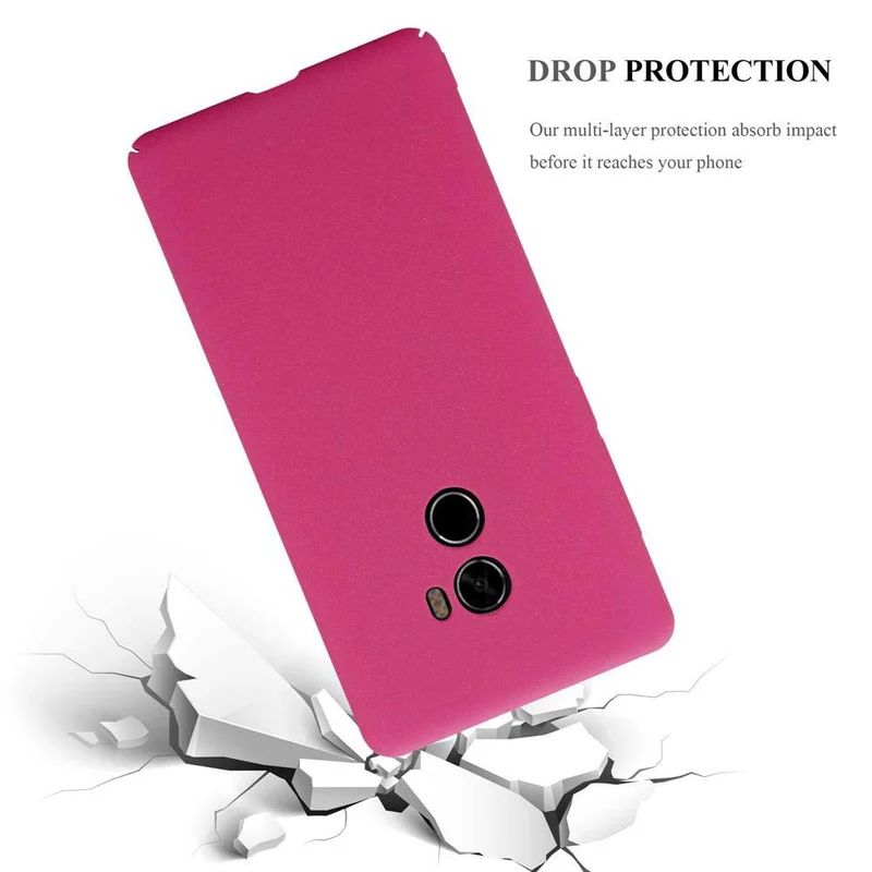 Cadorabo Hülle kompatibel mit Xiaomi Mi MIX 2 Hard Case Schutzhülle in Frosted Optik gegen Kratzer und Stöße