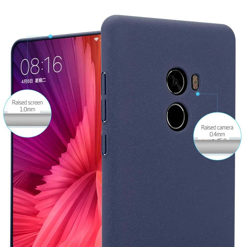 Cadorabo Hülle kompatibel mit Xiaomi Mi MIX 2 Hard Case Schutzhülle in Frosted Optik gegen Kratzer und Stöße