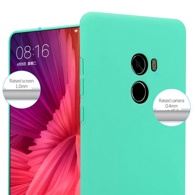 Cadorabo Hülle kompatibel mit Xiaomi Mi MIX 2 Hard Case Schutzhülle in Frosted Optik gegen Kratzer und Stöße