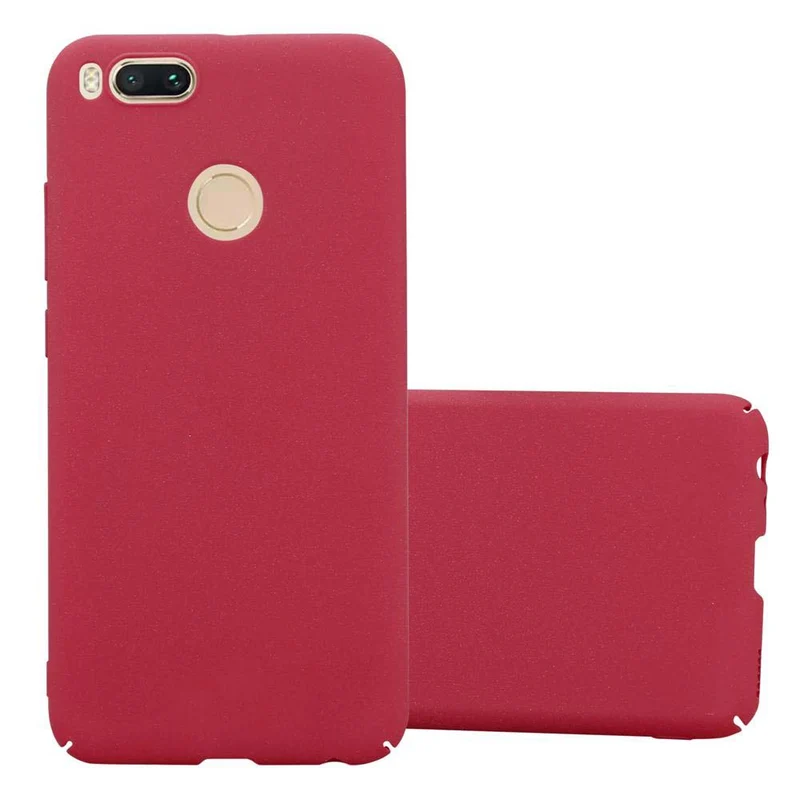 Cadorabo Hülle kompatibel mit Xiaomi Mi A1 / Mi 5X Hard Case Schutzhülle in Frosted Optik gegen Kratzer und Stöße