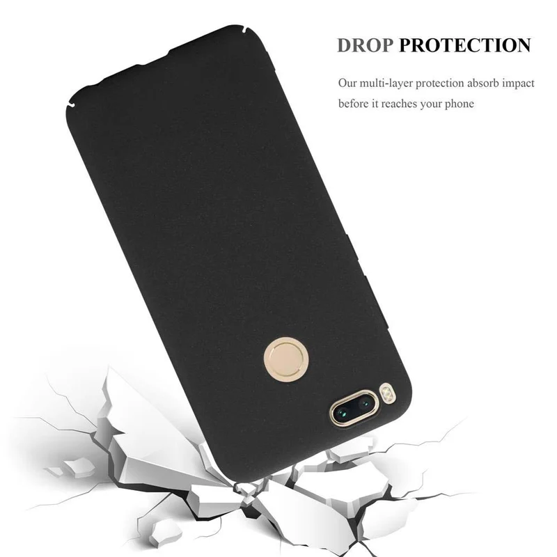 Cadorabo Hülle kompatibel mit Xiaomi Mi A1 / Mi 5X Hard Case Schutzhülle in Frosted Optik gegen Kratzer und Stöße