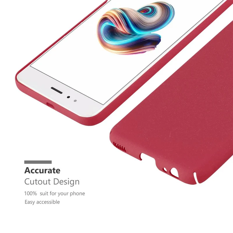 Cadorabo Hülle kompatibel mit Xiaomi Mi A1 / Mi 5X Hard Case Schutzhülle in Frosted Optik gegen Kratzer und Stöße