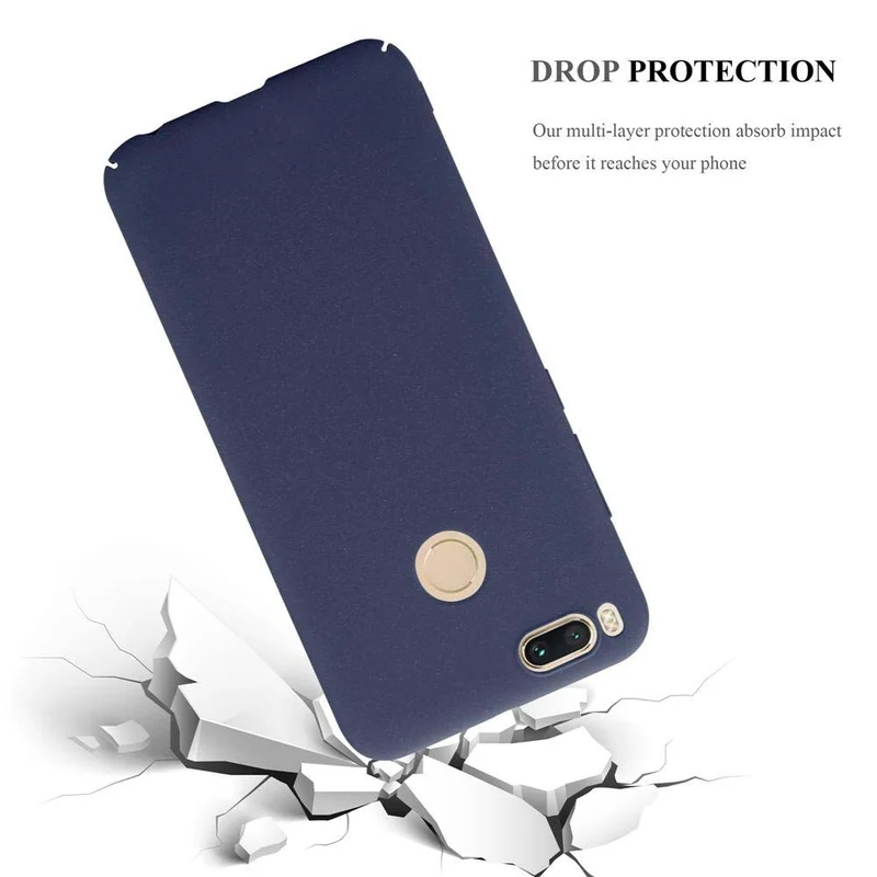 Cadorabo Hülle kompatibel mit Xiaomi Mi A1 / Mi 5X Hard Case Schutzhülle in Frosted Optik gegen Kratzer und Stöße
