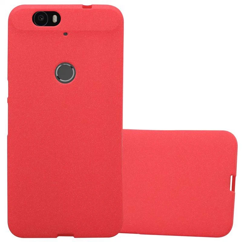 Cadorabo Hülle kompatibel mit Huawei Google NEXUS 6P Schutzhülle aus flexiblem TPU Silikon