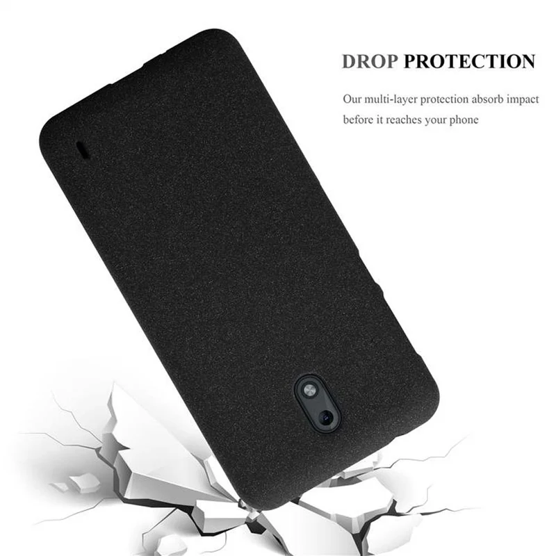 Cadorabo Hülle kompatibel mit Nokia 2 2017 Schutzhülle aus flexiblem TPU Silikon