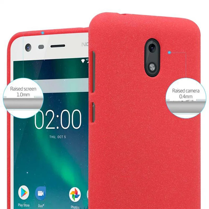 Cadorabo Hülle kompatibel mit Nokia 2 2017 Schutzhülle aus flexiblem TPU Silikon