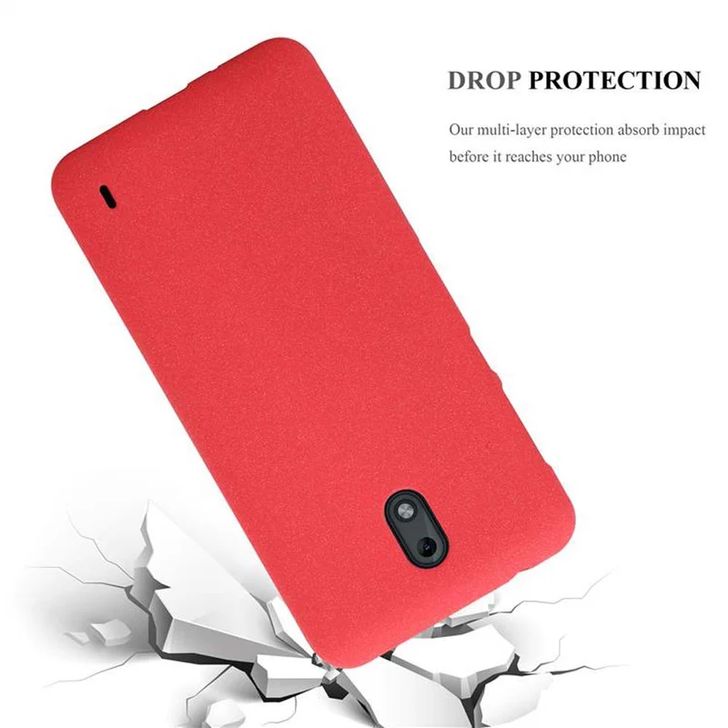 Cadorabo Hülle kompatibel mit Nokia 2 2017 Schutzhülle aus flexiblem TPU Silikon