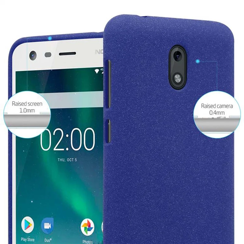 Cadorabo Hülle kompatibel mit Nokia 2 2017 Schutzhülle aus flexiblem TPU Silikon