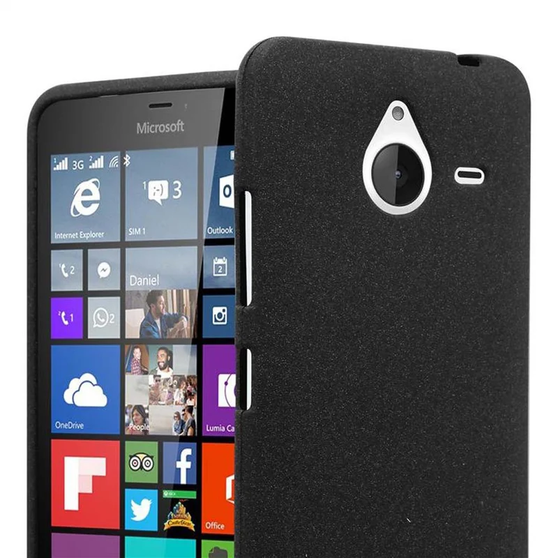 Cadorabo Hülle kompatibel mit Nokia Lumia 640 XL Schutzhülle aus flexiblem TPU Silikon