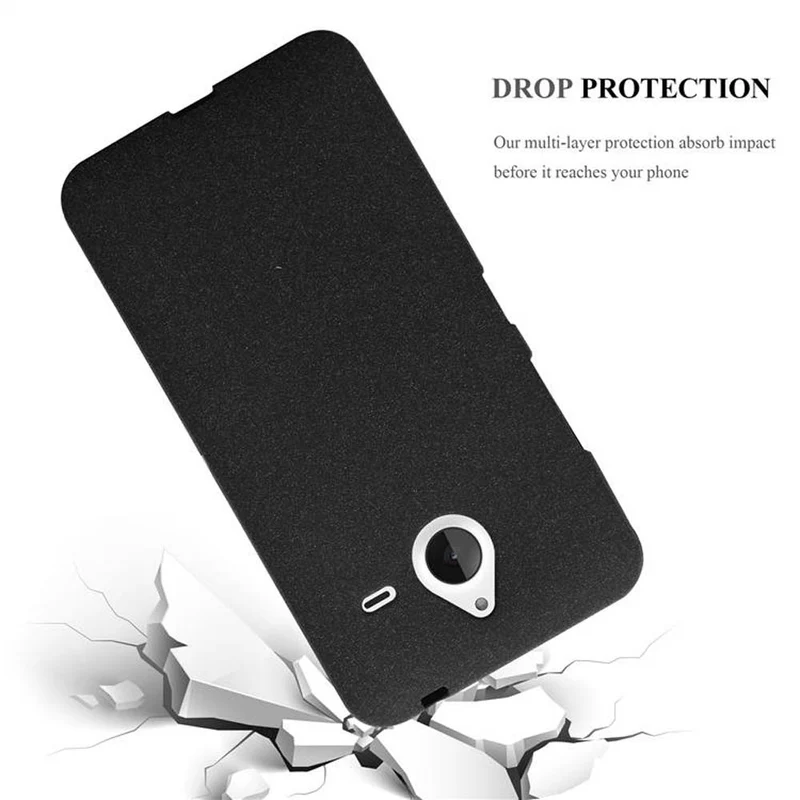 Cadorabo Hülle kompatibel mit Nokia Lumia 640 XL Schutzhülle aus flexiblem TPU Silikon