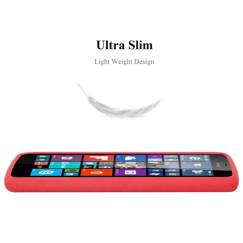 Cadorabo Hülle kompatibel mit Nokia Lumia 640 XL Schutzhülle aus flexiblem TPU Silikon