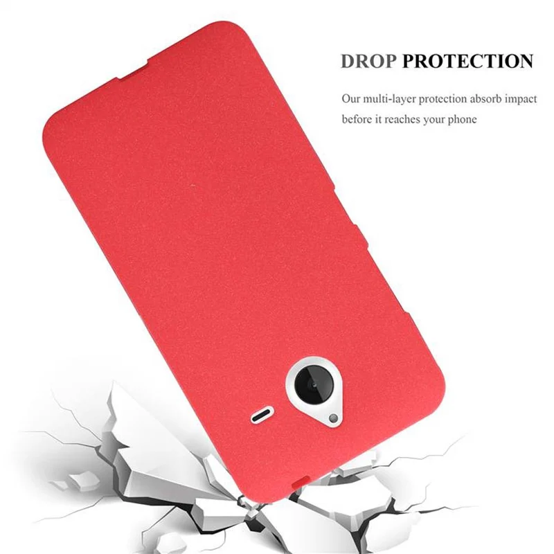 Cadorabo Hülle kompatibel mit Nokia Lumia 640 XL Schutzhülle aus flexiblem TPU Silikon