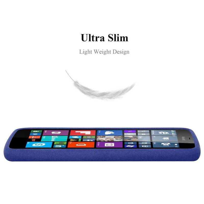 Cadorabo Hülle kompatibel mit Nokia Lumia 640 XL Schutzhülle aus flexiblem TPU Silikon