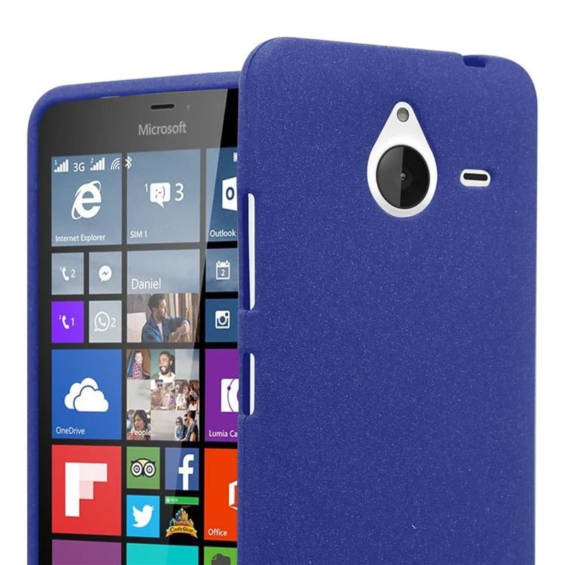 Cadorabo Hülle kompatibel mit Nokia Lumia 640 XL Schutzhülle aus flexiblem TPU Silikon