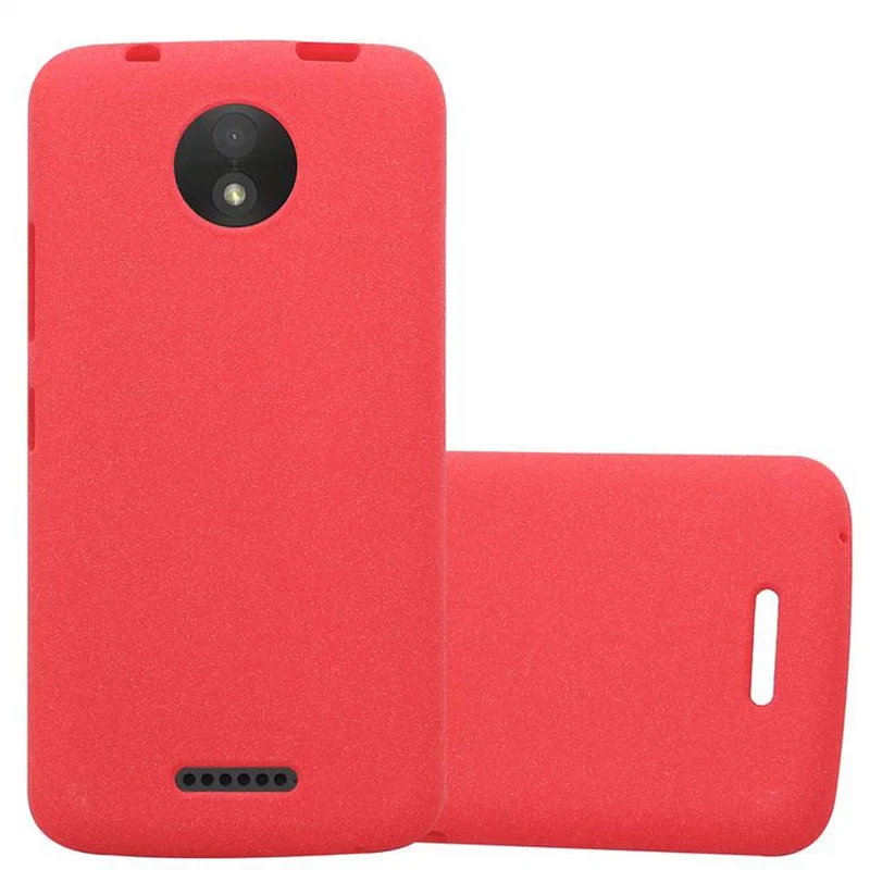 Cadorabo Hülle kompatibel mit Motorola MOTO C Schutzhülle aus flexiblem TPU Silikon