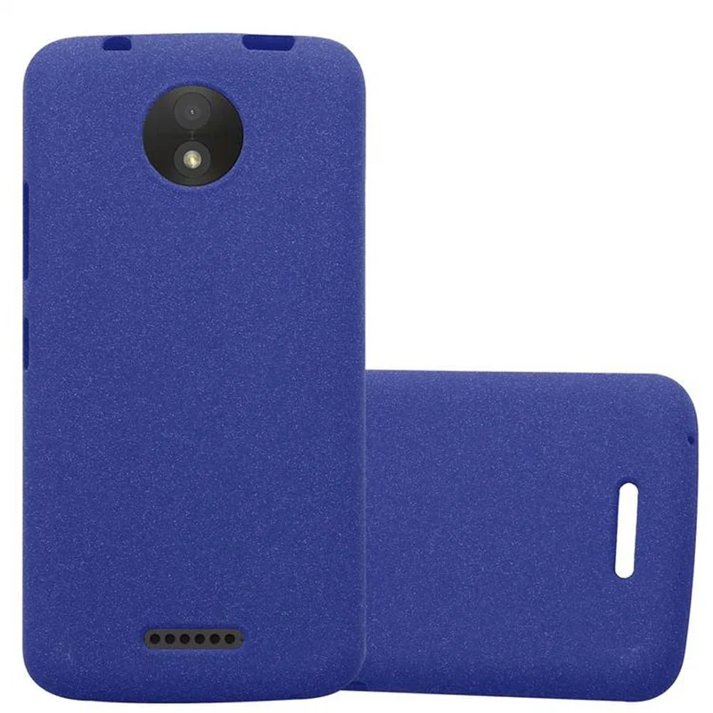 Cadorabo Hülle kompatibel mit Motorola MOTO C Schutzhülle aus flexiblem TPU Silikon