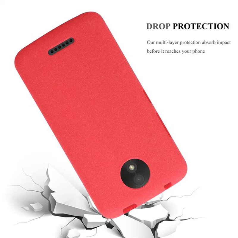 Cadorabo Hülle kompatibel mit Motorola MOTO C Schutzhülle aus flexiblem TPU Silikon