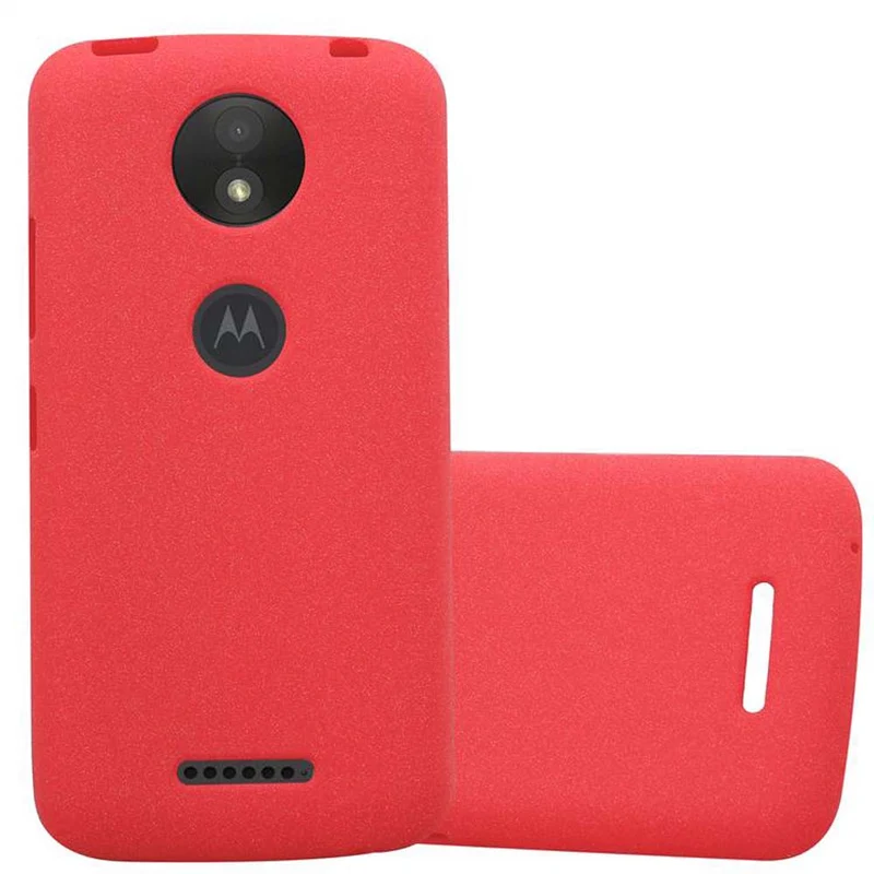 Cadorabo Hülle kompatibel mit Motorola MOTO C PLUS Schutzhülle aus flexiblem TPU Silikon