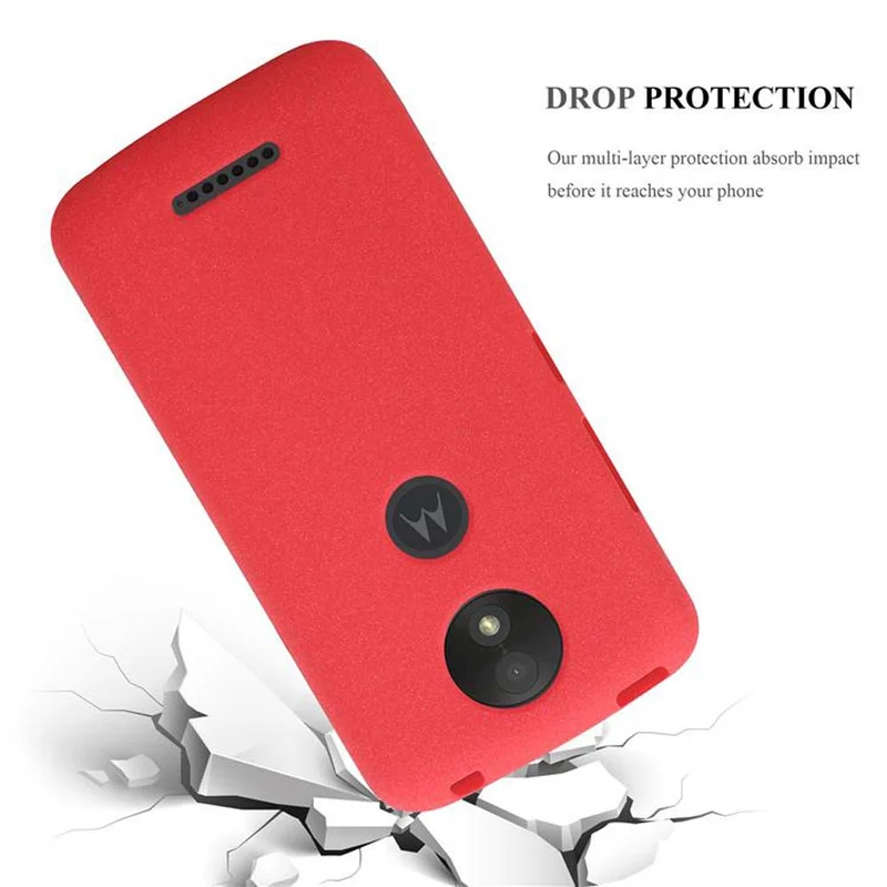Cadorabo Hülle kompatibel mit Motorola MOTO C PLUS Schutzhülle aus flexiblem TPU Silikon