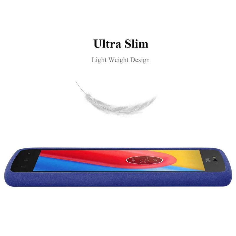 Cadorabo Hülle kompatibel mit Motorola MOTO C PLUS Schutzhülle aus flexiblem TPU Silikon