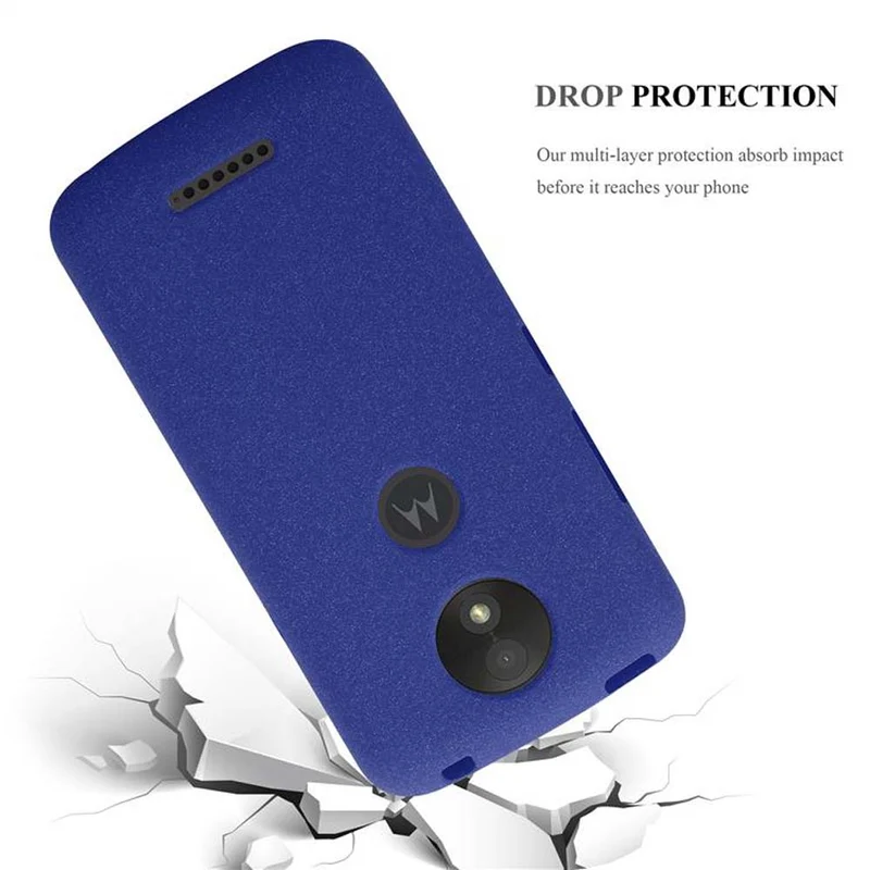 Cadorabo Hülle kompatibel mit Motorola MOTO C PLUS Schutzhülle aus flexiblem TPU Silikon