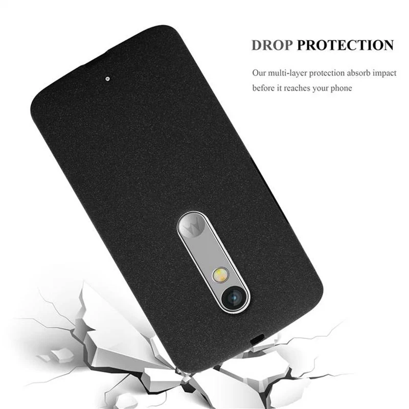 Cadorabo Hülle kompatibel mit Motorola MOTO X PLAY Schutzhülle aus flexiblem TPU Silikon