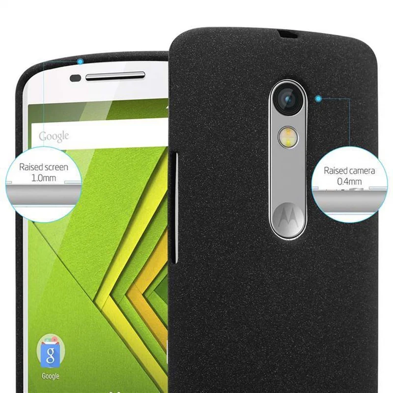Cadorabo Hülle kompatibel mit Motorola MOTO X PLAY Schutzhülle aus flexiblem TPU Silikon