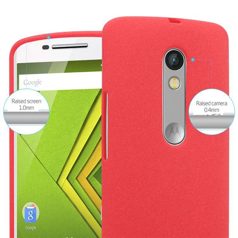 Cadorabo Hülle kompatibel mit Motorola MOTO X PLAY Schutzhülle aus flexiblem TPU Silikon