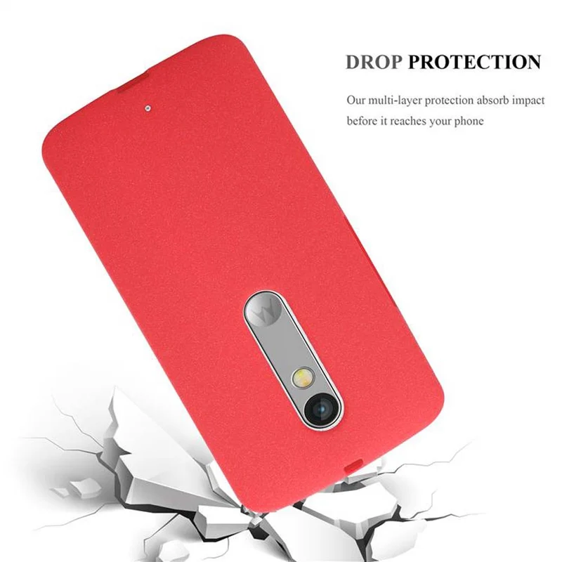 Cadorabo Hülle kompatibel mit Motorola MOTO X PLAY Schutzhülle aus flexiblem TPU Silikon