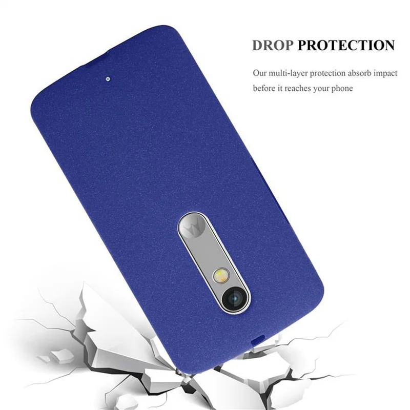 Cadorabo Hülle kompatibel mit Motorola MOTO X PLAY Schutzhülle aus flexiblem TPU Silikon