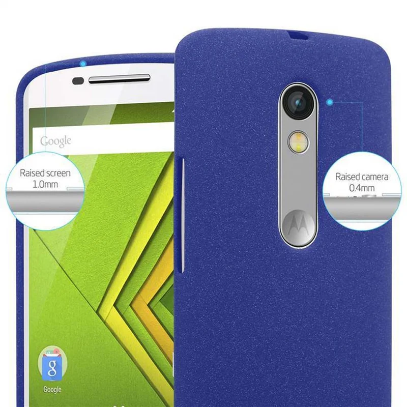 Cadorabo Hülle kompatibel mit Motorola MOTO X PLAY Schutzhülle aus flexiblem TPU Silikon
