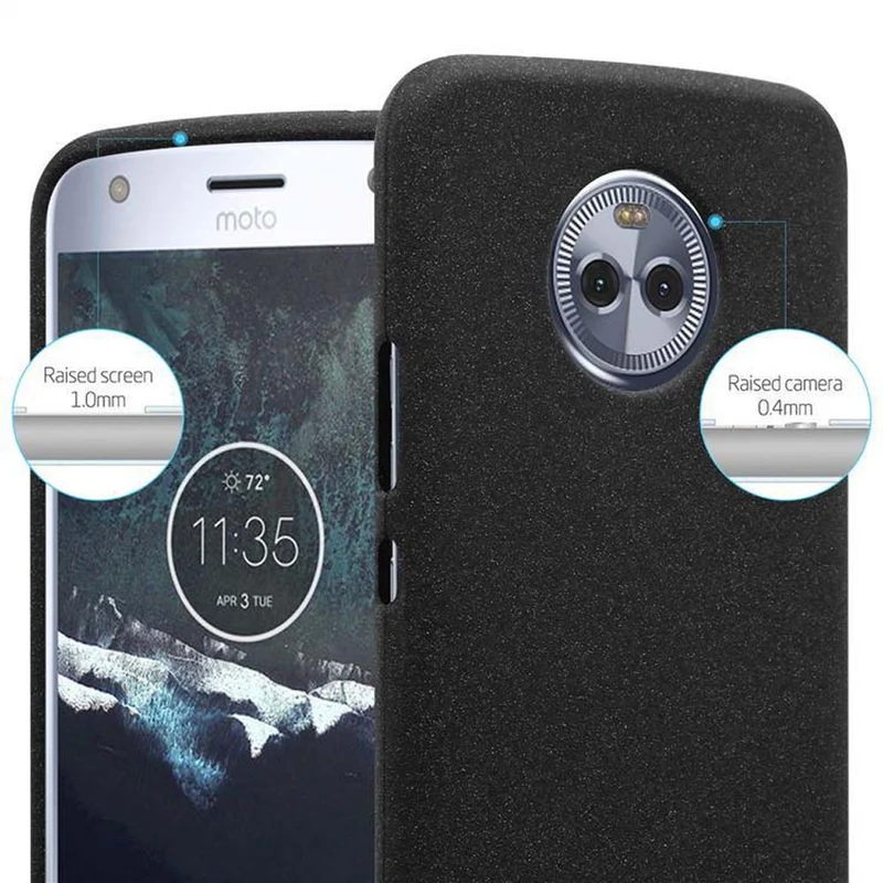 Cadorabo Hülle kompatibel mit Motorola MOTO X4 Schutzhülle aus flexiblem TPU Silikon