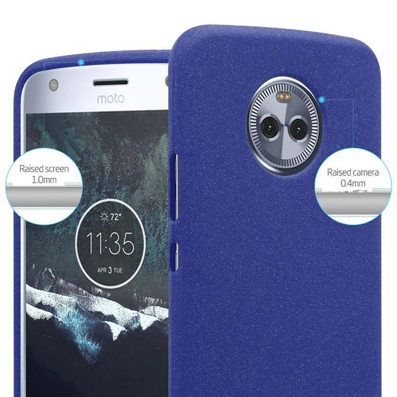 Cadorabo Hülle kompatibel mit Motorola MOTO X4 Schutzhülle aus flexiblem TPU Silikon