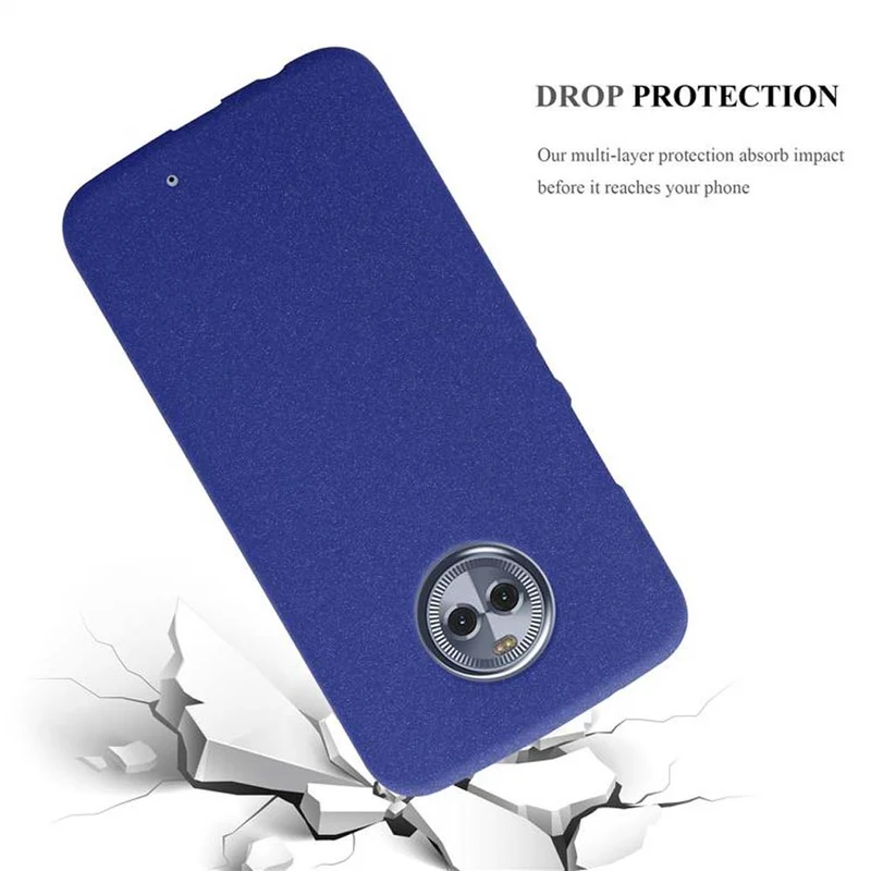 Cadorabo Hülle kompatibel mit Motorola MOTO X4 Schutzhülle aus flexiblem TPU Silikon