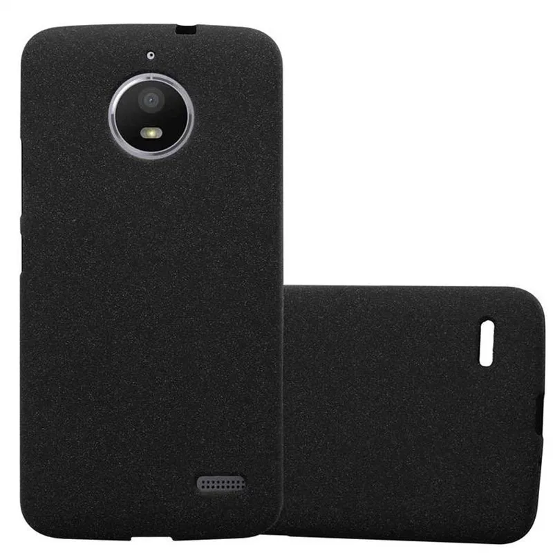 Cadorabo Hülle kompatibel mit Motorola MOTO E4 Schutzhülle aus flexiblem TPU Silikon