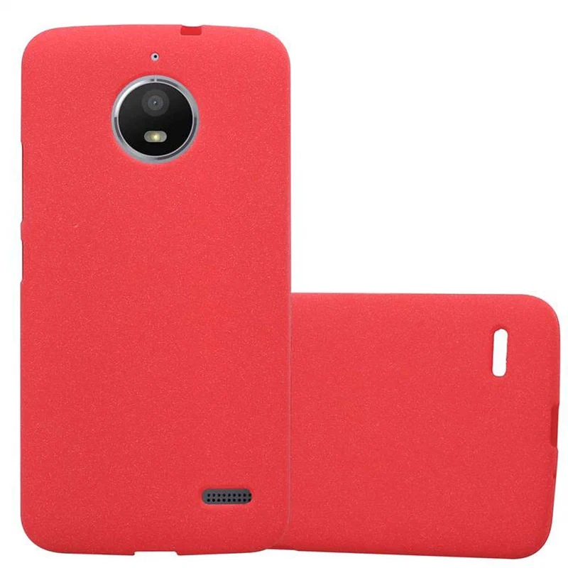 Cadorabo Hülle kompatibel mit Motorola MOTO E4 Schutzhülle aus flexiblem TPU Silikon