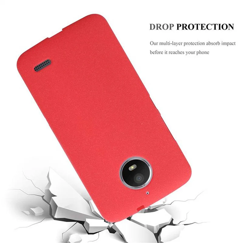 Cadorabo Hülle kompatibel mit Motorola MOTO E4 Schutzhülle aus flexiblem TPU Silikon