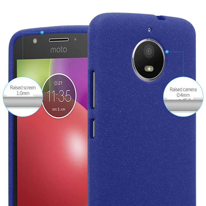 Cadorabo Hülle kompatibel mit Motorola MOTO E4 Schutzhülle aus flexiblem TPU Silikon