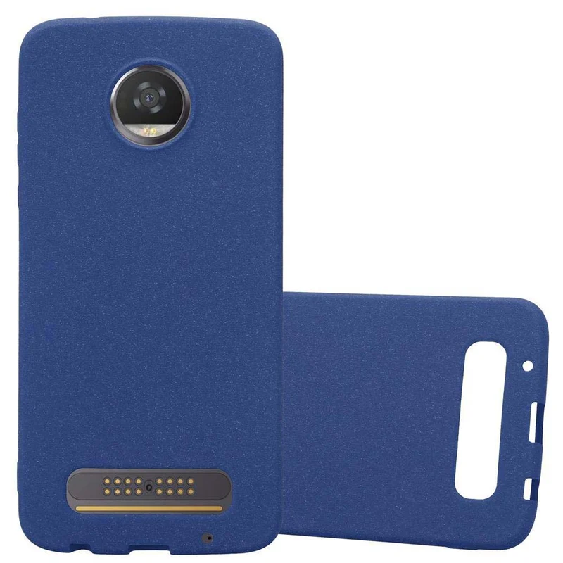 Cadorabo Hülle kompatibel mit Motorola MOTO Z2 PLAY / Z2 FORCE Schutzhülle aus flexiblem TPU Silikon