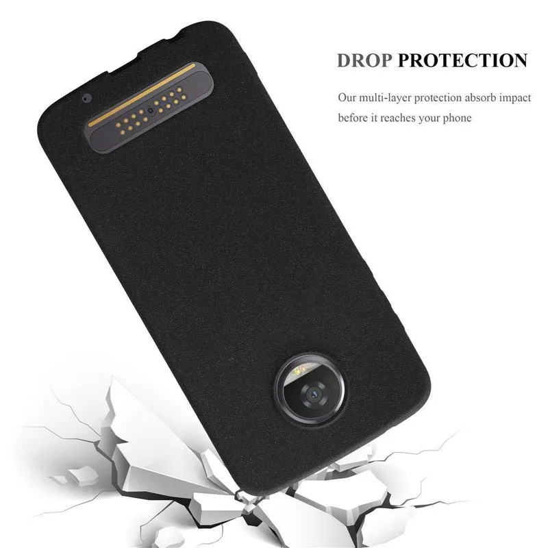 Cadorabo Hülle kompatibel mit Motorola MOTO Z2 PLAY / Z2 FORCE Schutzhülle aus flexiblem TPU Silikon