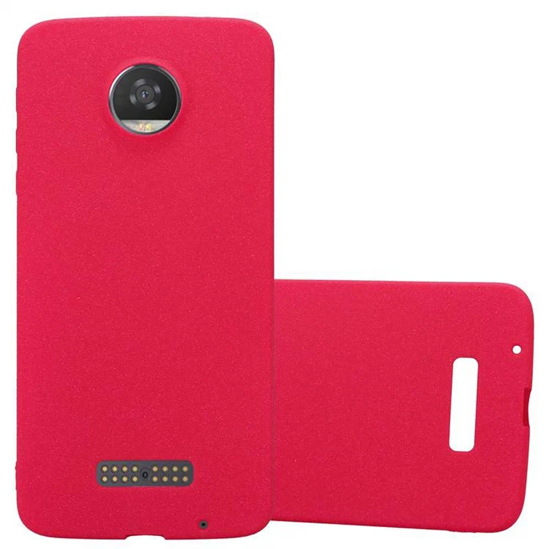 Cadorabo Hülle kompatibel mit Motorola MOTO Z2 Schutzhülle aus flexiblem TPU Silikon