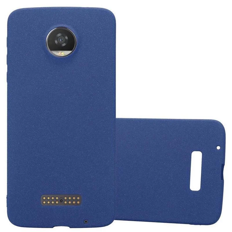 Cadorabo Hülle kompatibel mit Motorola MOTO Z2 Schutzhülle aus flexiblem TPU Silikon