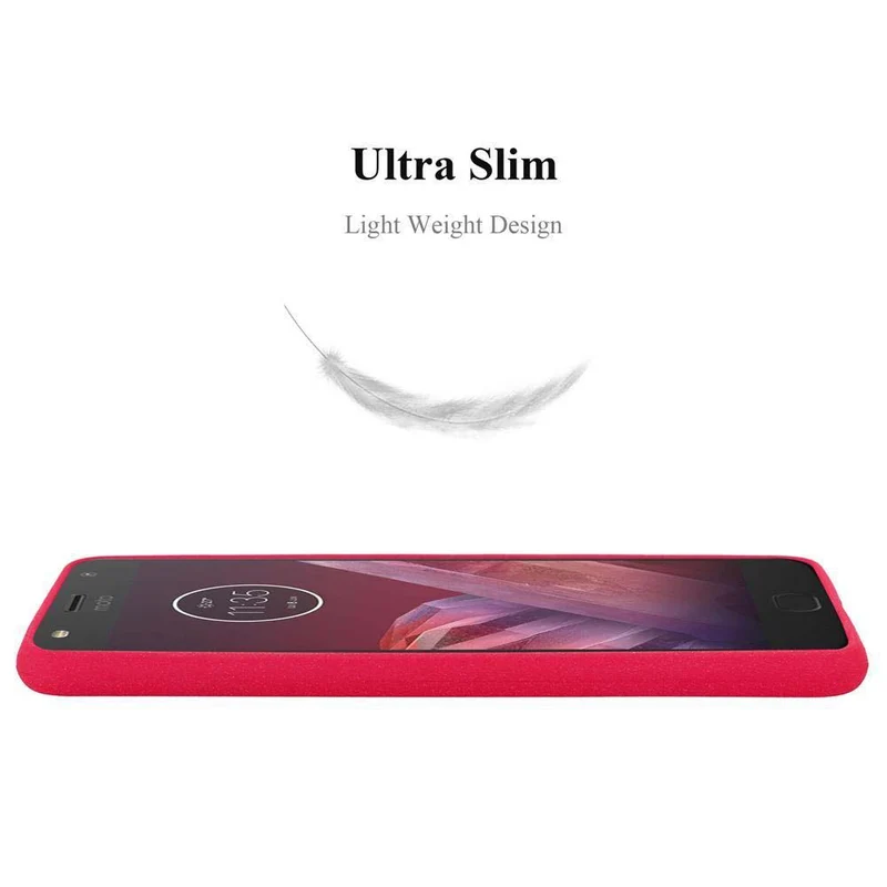 Cadorabo Hülle kompatibel mit Motorola MOTO Z2 Schutzhülle aus flexiblem TPU Silikon