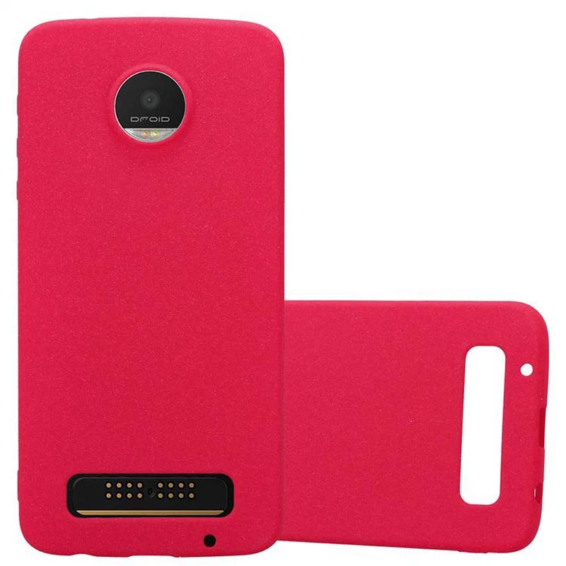 Cadorabo Hülle kompatibel mit Motorola MOTO Z PLAY Schutzhülle aus flexiblem TPU Silikon